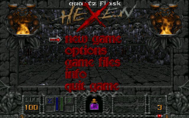 Hexen atari screenshot